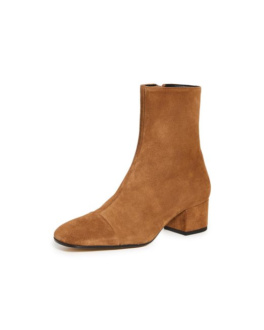 Staud White Aimee Short Boots