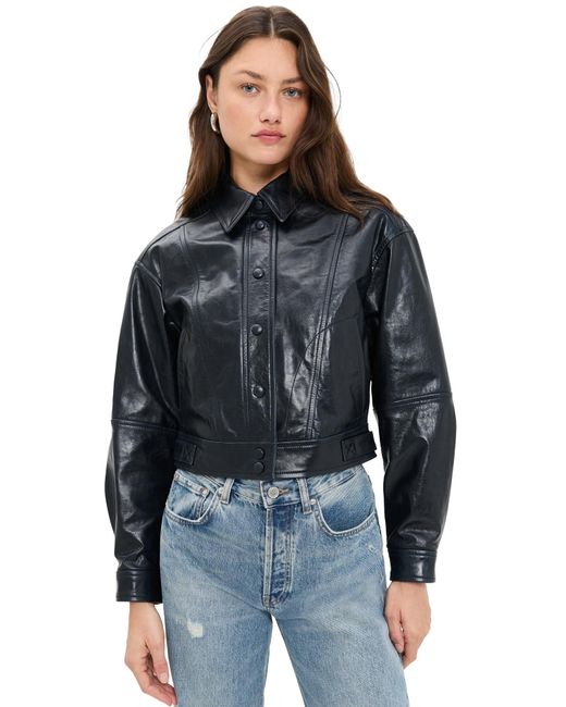 IRO Black Thelio Jacket