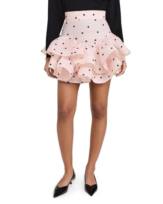 ミニスカート ZIMMERMANN CRUSH SCALLOPED MINI SKIRT Crush Scalloped Mini Skirt | Zimmermann | Le Mill
