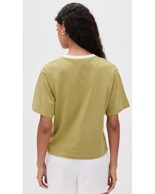 Le Bos Green Rory Ringer Tee