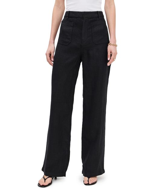 Madewell Black Patch Pocket Flare Pants