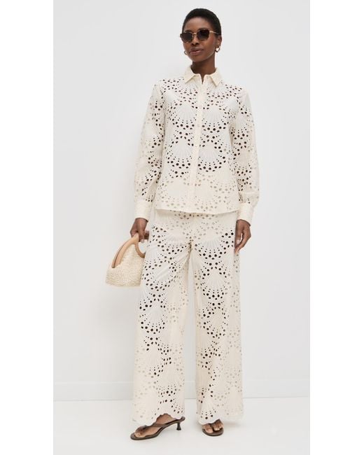 Kivari White Piper Pants