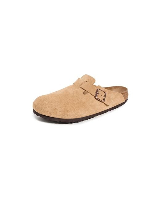 Birkenstock White Boston Clogs for men