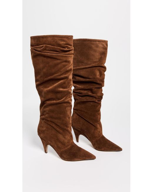 Alexandre Birman Brown Tati Slouch Boots