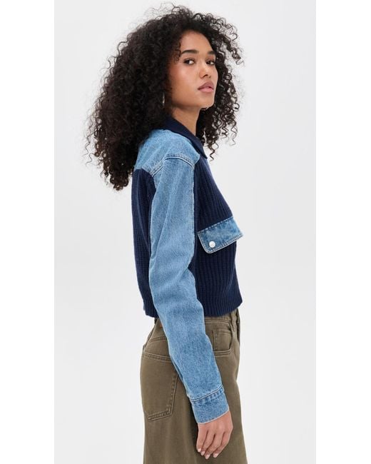 Blank NYC Blue Moving Up Jacket