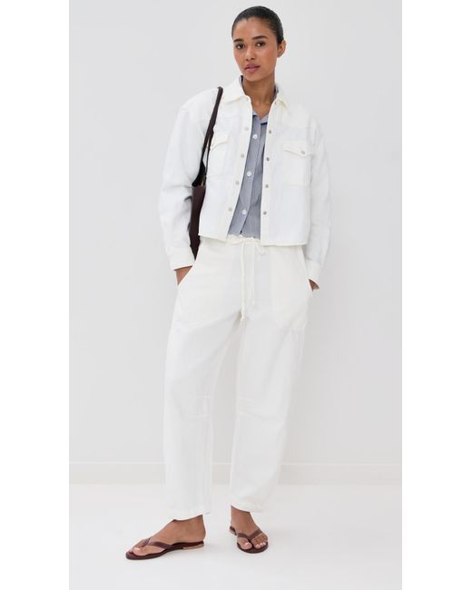 Twp White Cropped Og Jacket