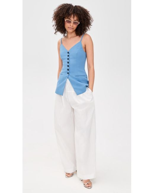 ALIGNE Blue Manhattan Top