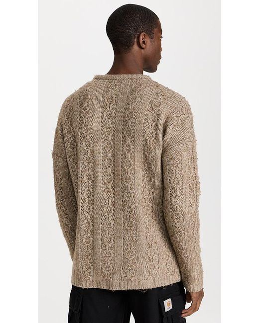 Our Legacy Natural Popover Sweater for men