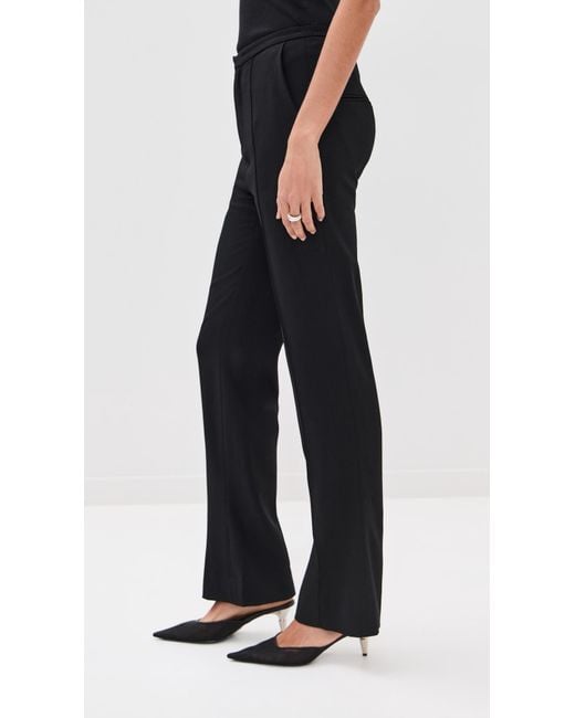 BITE STUDIOS Black Cora Organic Wool Trousers