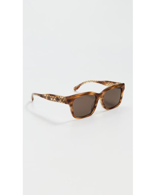 Tory Burch Multicolor Square Sunglasses