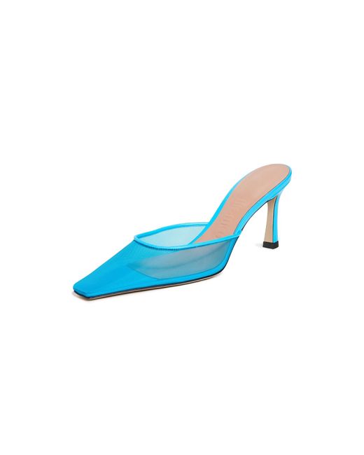 The Attico Blue Juno Mules