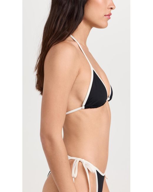 LSPACE Black Pace Apen Bikini Top Bc