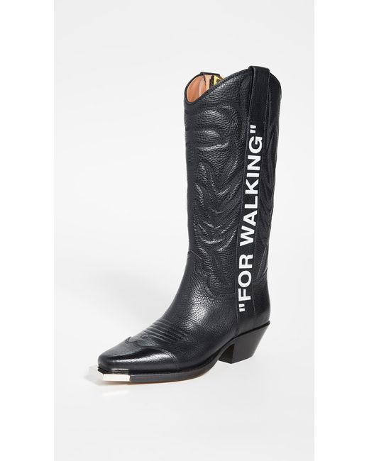cowboy boots off white