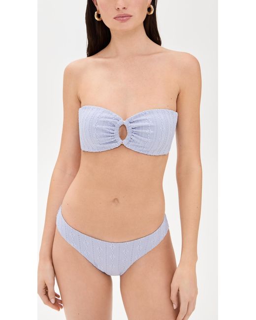 LSPACE Blue Jasper Bikini Top