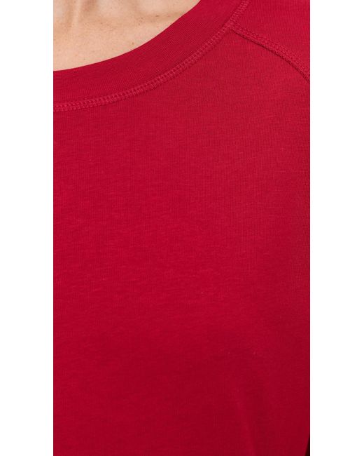 Sweaty Betty Red After Class Crop Sweatshirt