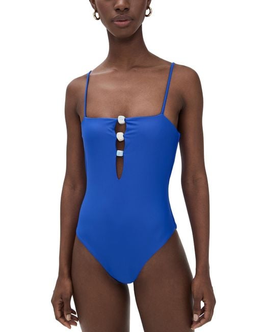 Baobab Blue Palm One Piece