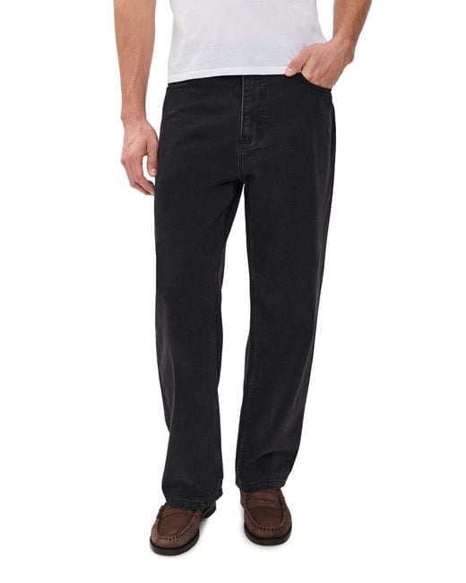 Rhythm Black Essential Jeans for men