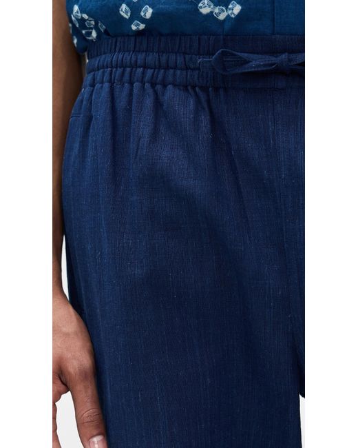 Kardo Blue Roy Khadi Pull On Pants for men