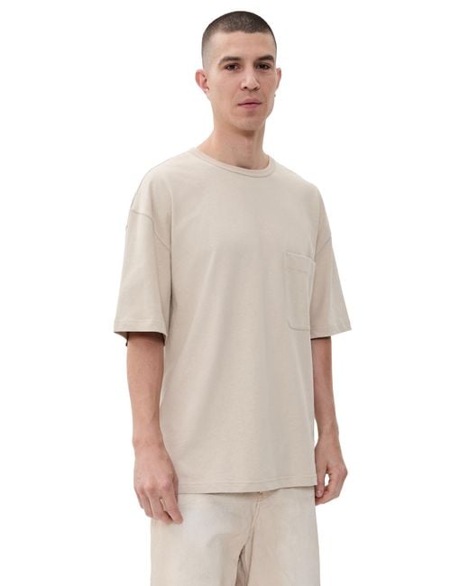 Lemaire Natural Boxy T-Shirt for men