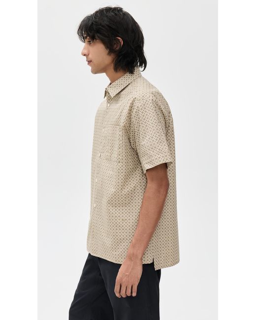 A.P.C. Natural A. P.C. Ross Printed Shirt for men