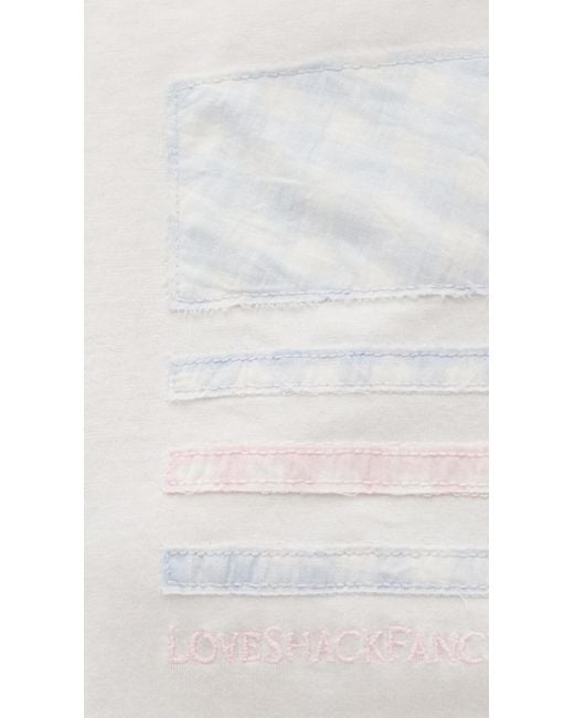 LoveShackFancy White Nyssa Tee
