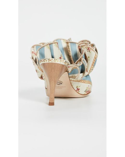 Brother Vellies Stell Mules in Blue | Lyst