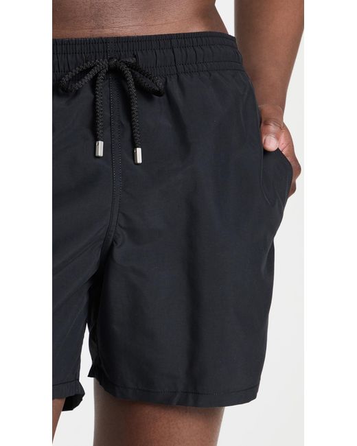 Vilebrequin Black Solid Moorea Swim Trunks 5 for men