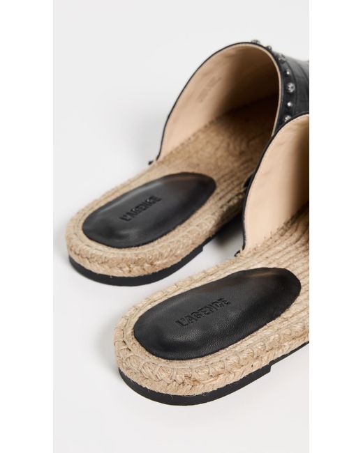 L'Agence Black Helenor Espadrilles