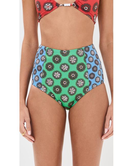 RHODE Blue Navya Bikini Bottoms