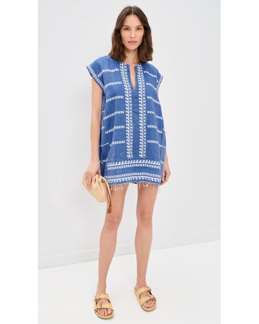Lemlem Blue Elina Caftan