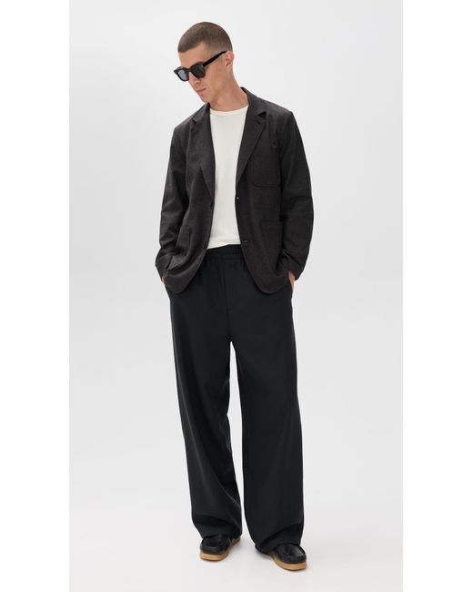 Universal Works Black Two Button Jacket for men