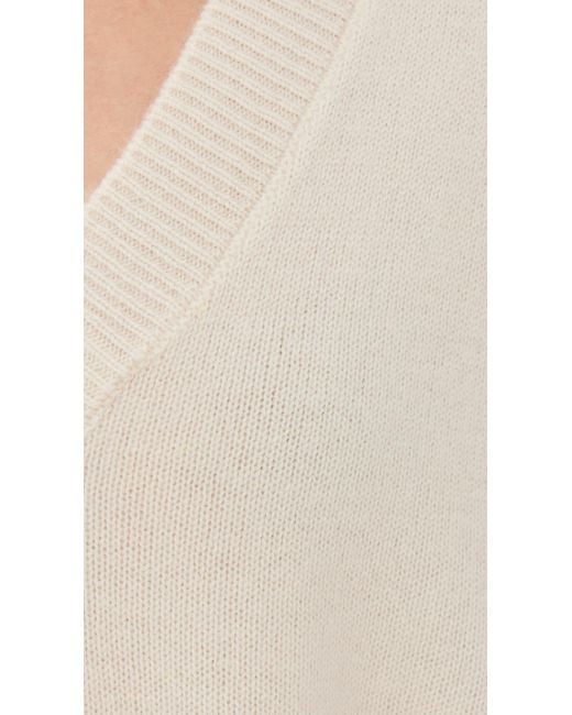 Anine Bing White Lee Sweater