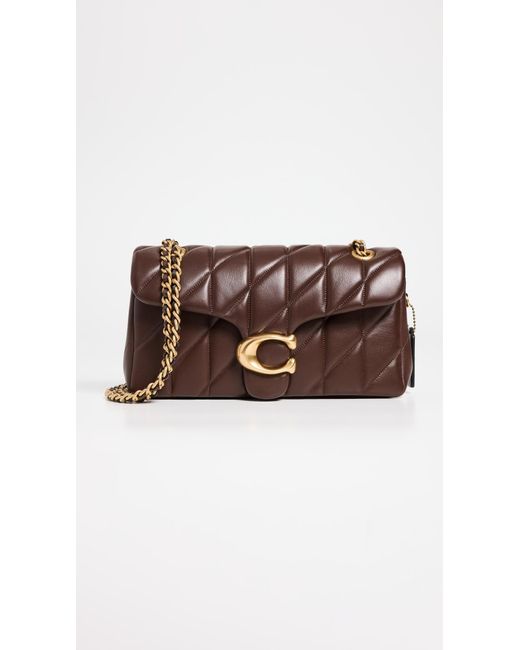 COACH Quilted Tabby Shoulder Bag 26 With Chain In Brown Lyst coach-quilted-tabby-shoulder-bag-26-with-chain-in-brown-lyst
