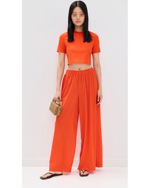 Staud Orange Breeze Top
