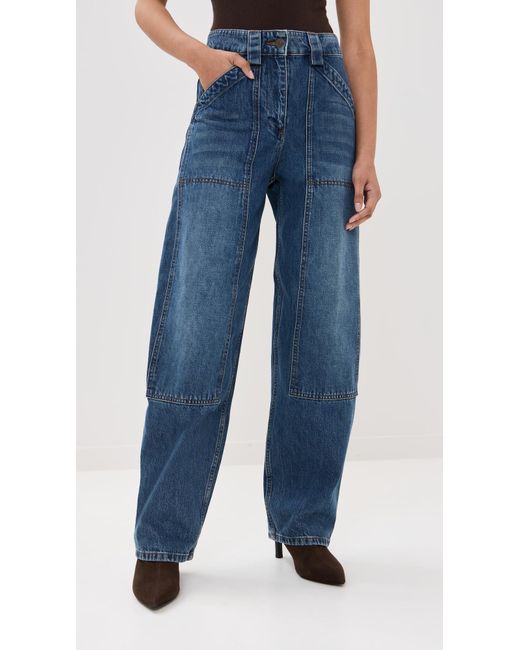 Co. Blue High Waist Balloon Pants