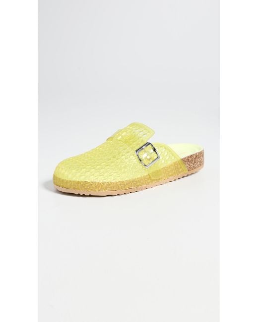 INTENTIONALLY ______ Yellow Seth Jelly Clogs