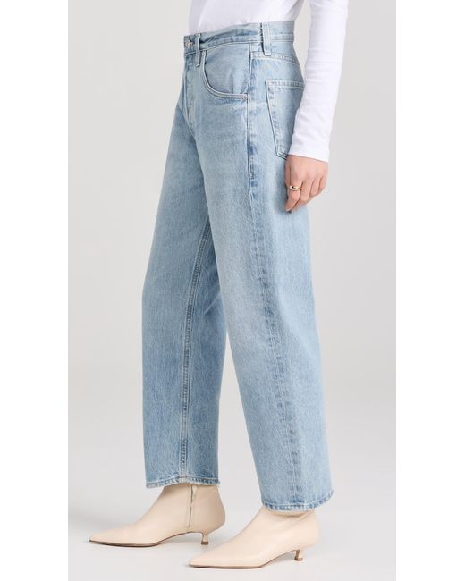 Citizens of Humanity Blue Dahlia Bow Leg Baby Roll Jeans