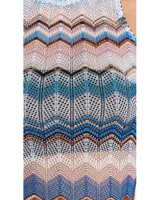 Missoni Blue Long Cover Up
