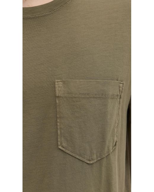 Billy Reid Green Washed Tee for men