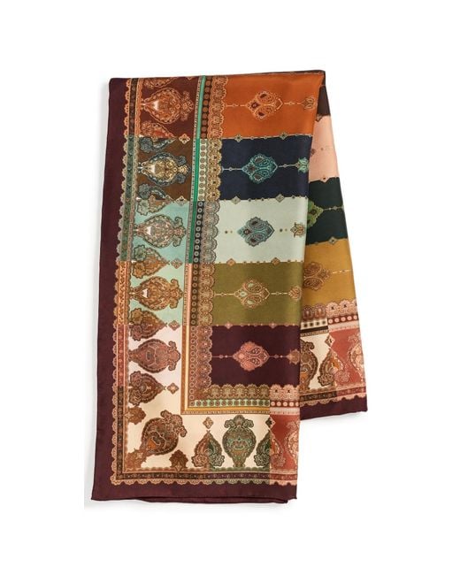 Zimmermann Multicolor Printed Silk Square Maxi Scarf