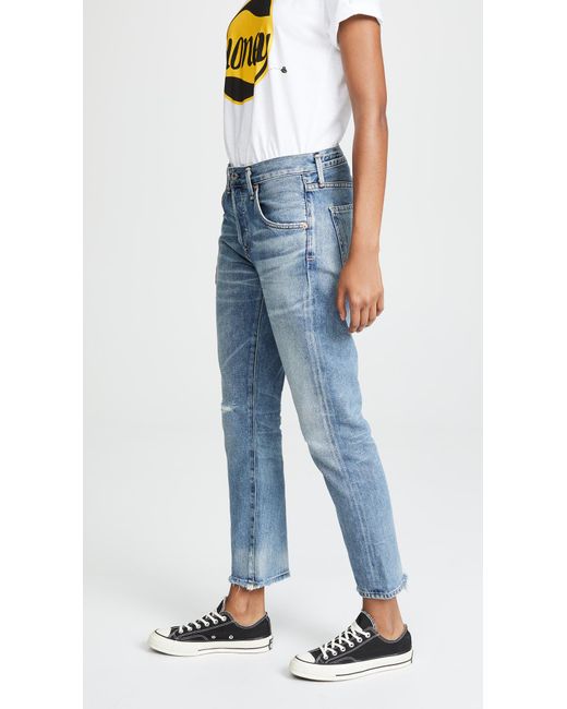 citizens of humanity emerson slim fit boyfriend jeans haven