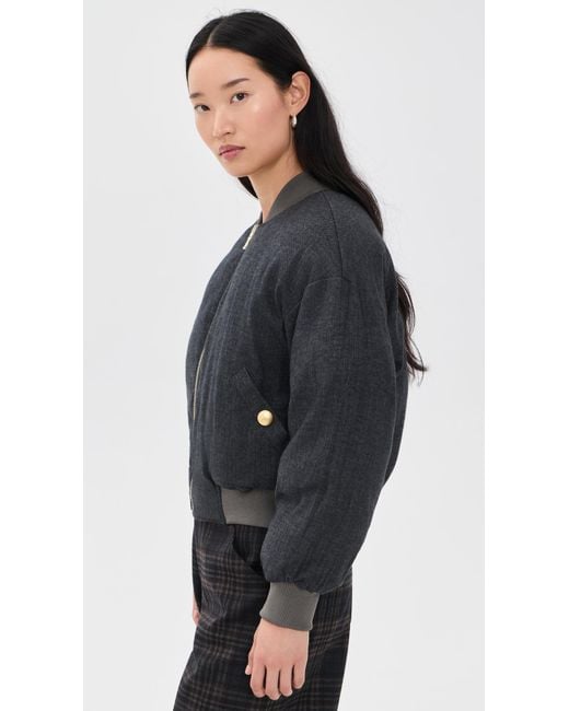 L'Agence Gray Violeta Reversible Puffer