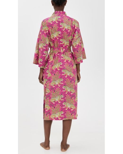 Printfresh Red Bagheera Long Robe