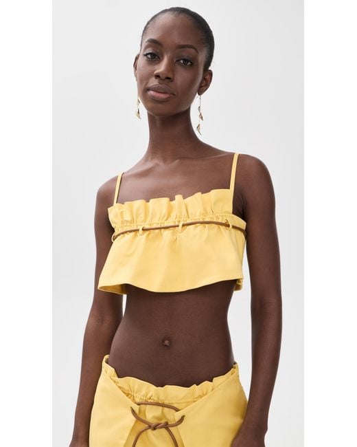 Alexis Yellow Icarus Top