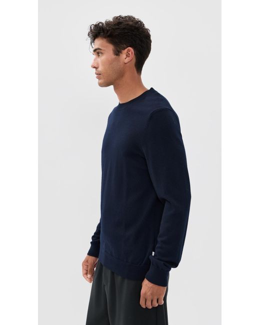 NN07 Blue Ted Soft Wool Sweater for men