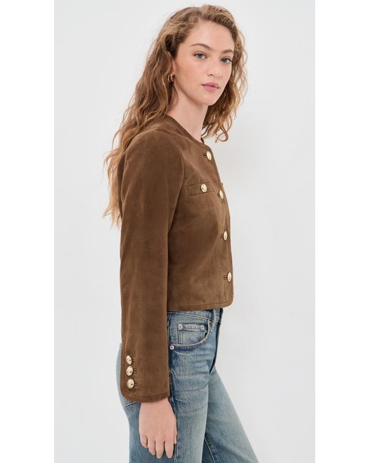 Ba&sh Multicolor Mella Suede Jacket