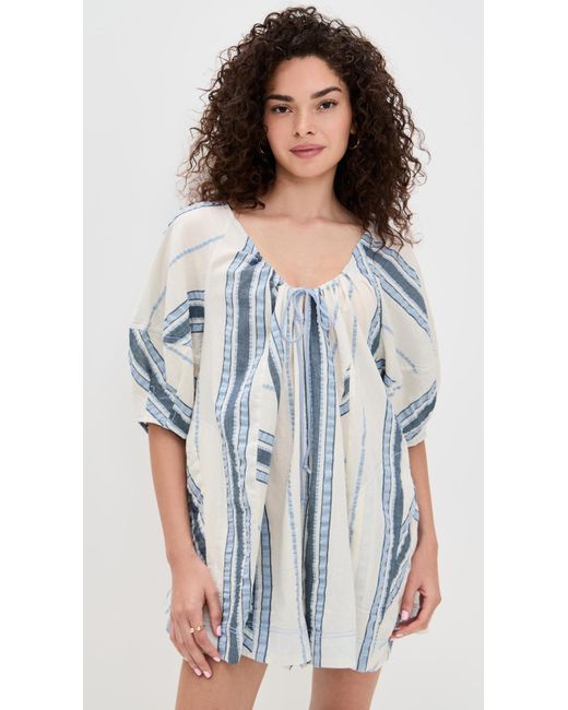 Free People White Bop Around Romper
