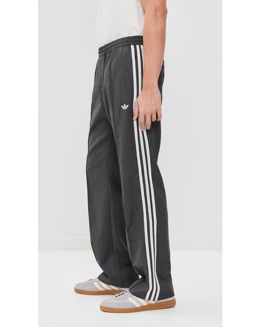 Adidas Black Wool Track Pants
