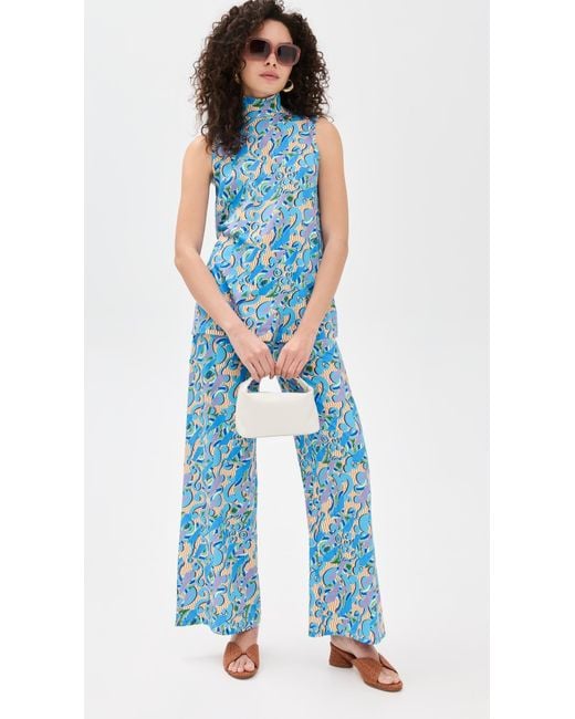 De Loreta Blue Sur Pants