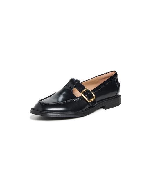 Sam Edelman Black Elaina ( Leather) Flat Shoes